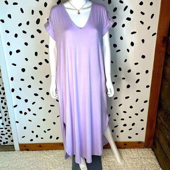 Entro, Lavender Maxi Dress, M - Picture 2 of 7